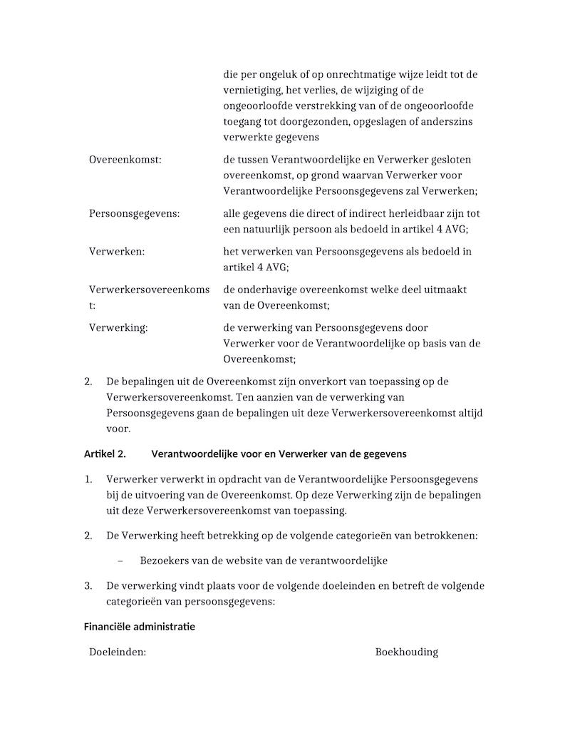 Voorbeeld van document, pagina 2